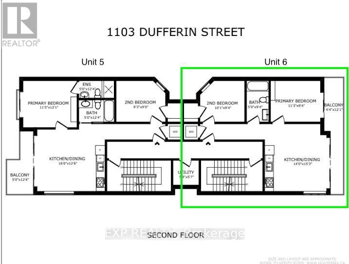 1103 Dufferin Street, Toronto, 2 Bedrooms Bedrooms, ,1 BathroomBathrooms,Multi-family,For Rent,Dufferin,W8211098
