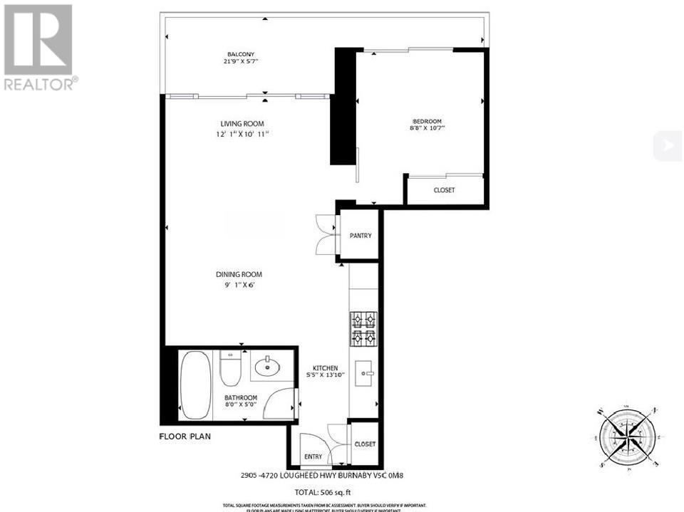2905 4720 Lougheed Highway, Burnaby, British Columbia  V5C 0M8 - Photo 26 - R2869512