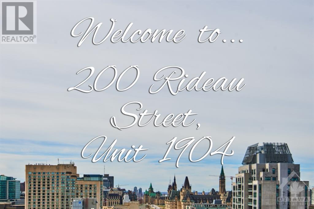 200 RIDEAU STREET UNIT#1904 Ottawa