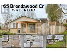 65 BRENDAWOOD Crescent, waterloo, Ontario