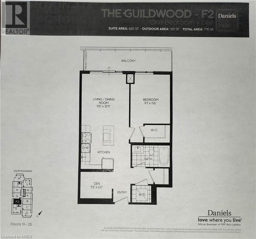 2560 Eglinton Avenue W Unit# 2106, Mississauga, Ontario  L5M 0Y3 - Photo 4 - 40549465