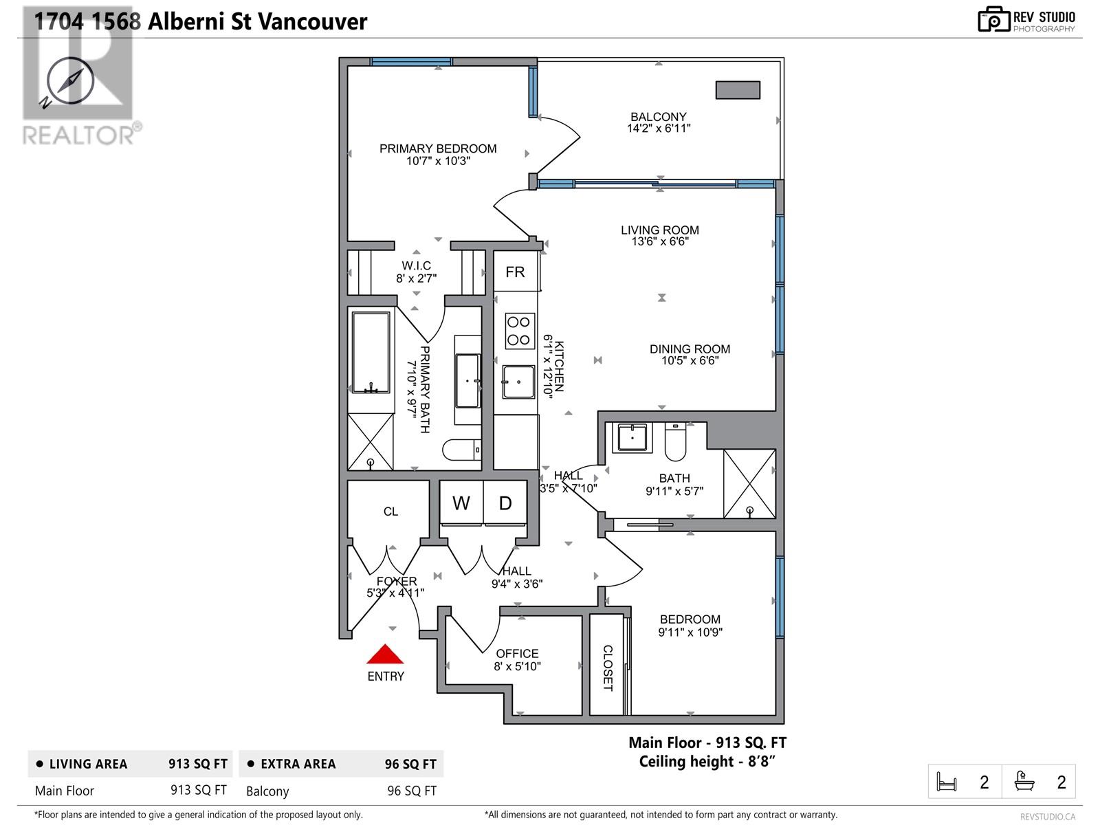 1704 1568 Alberni Street, Vancouver, British Columbia  V6G 0E3 - Photo 2 - R2870903