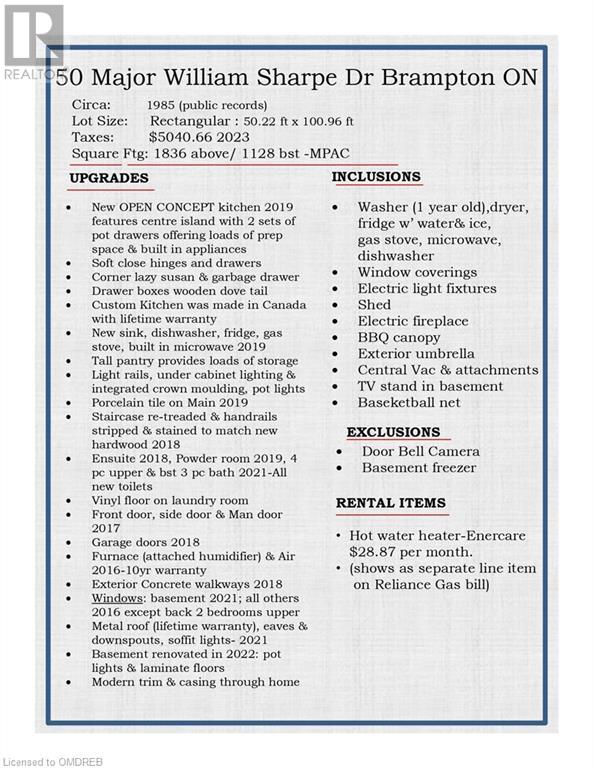 50 Major William Sharpe Drive, Brampton, Ontario  L6X 3J1 - Photo 42 - 40572503