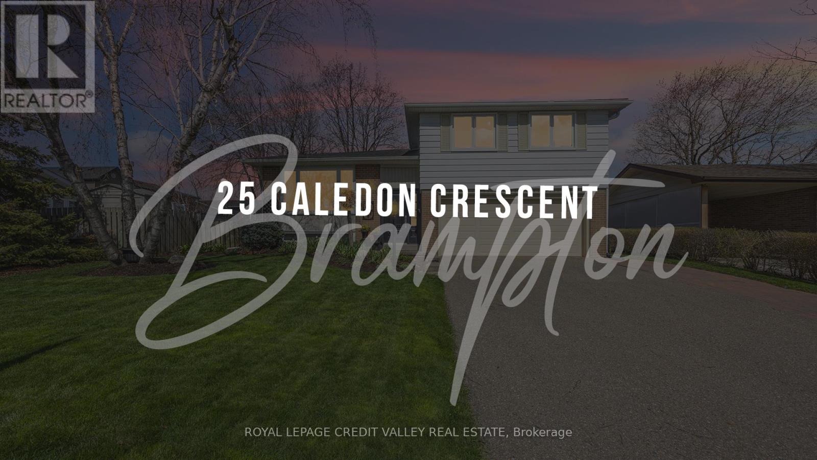 25 CALEDON CRESCENT, brampton, Ontario