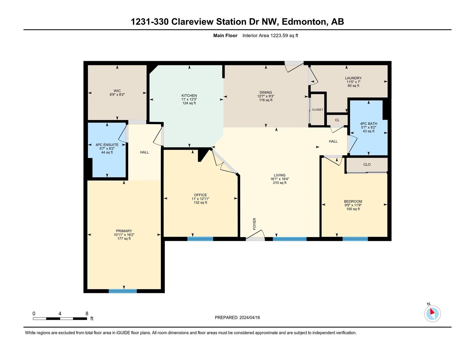 #1231 330 Clareview Station Dr Nw, Edmonton, Alberta  T5Y 0E6 - Photo 26 - E4383361
