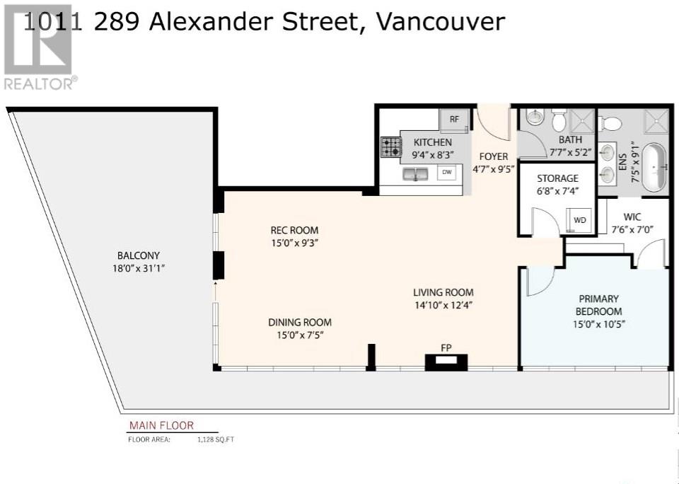 1011 289 Alexander Street, Vancouver, British Columbia  V6A 4H6 - Photo 13 - R2873493