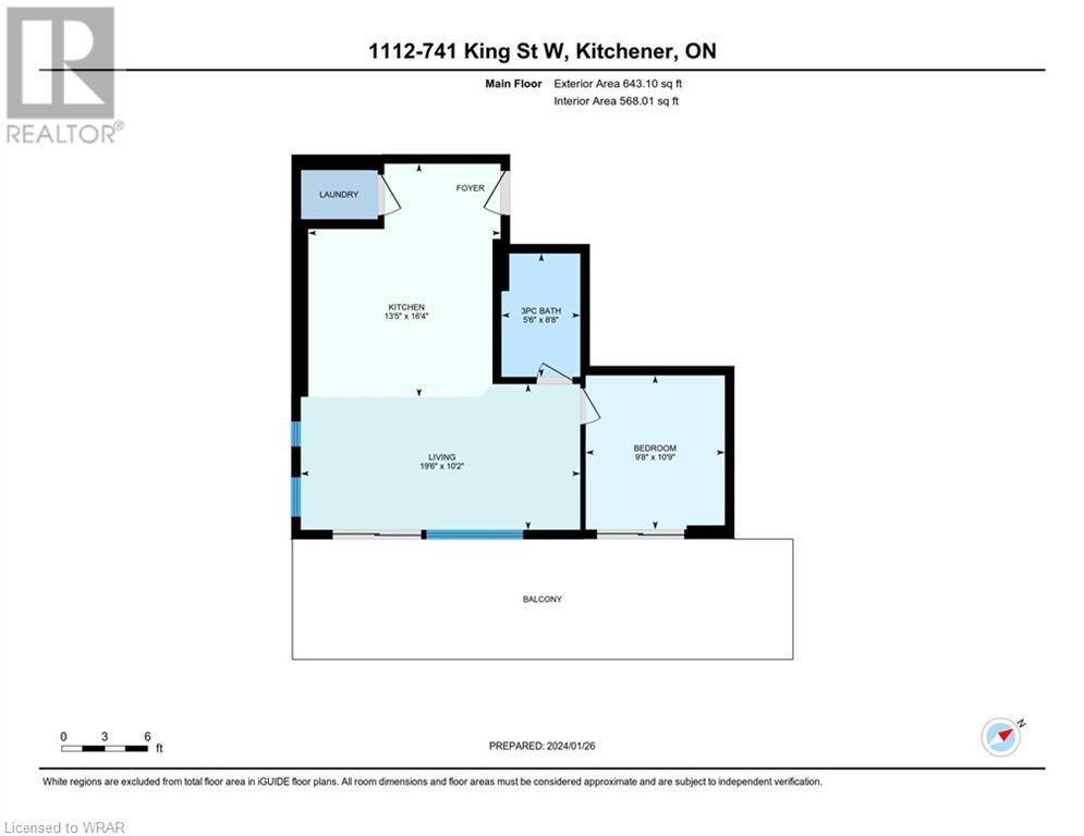741 KING Street, Kitchener, 1 Bedroom Bedrooms, ,1 BathroomBathrooms,Single Family,For Rent,KING,40576210