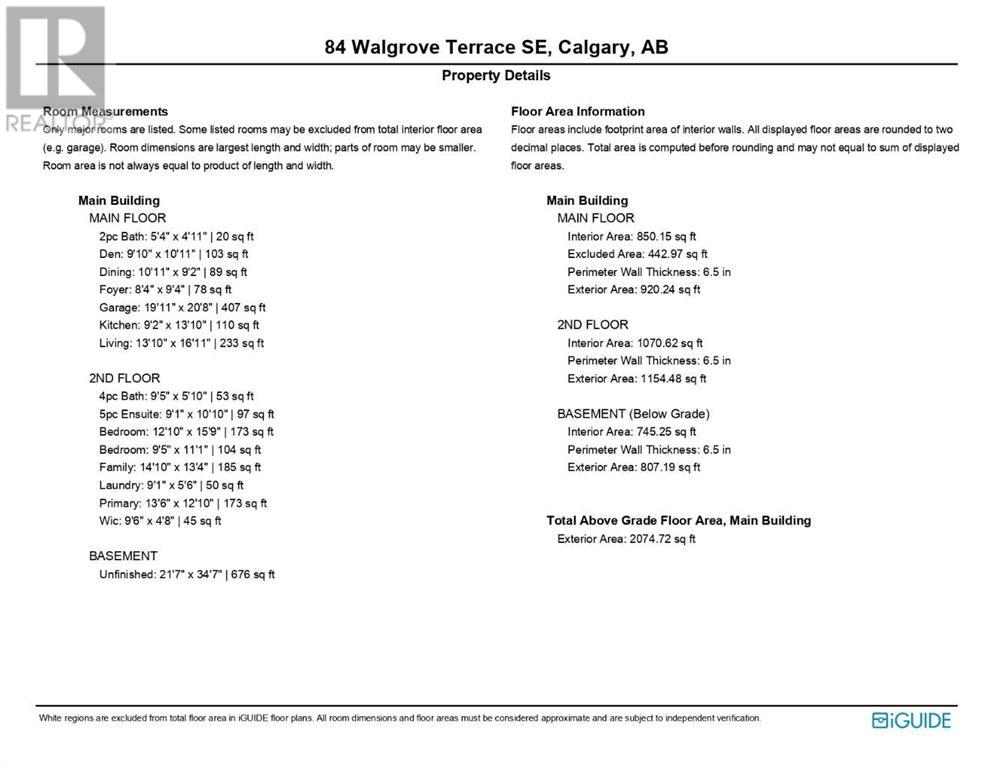 84 Walgrove Terrace Se, Calgary, Alberta  T2X 0M7 - Photo 46 - A2123761