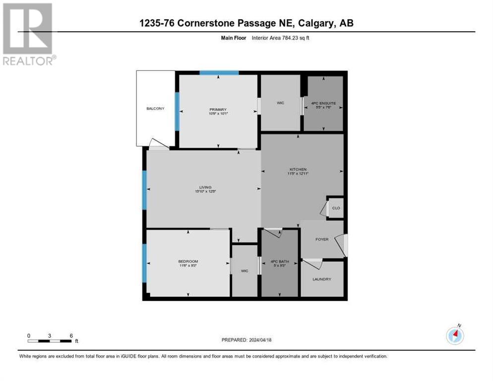 1235, 76 Cornerstone Passage Ne, Calgary, Alberta  T3N 0Y5 - Photo 24 - A2125842