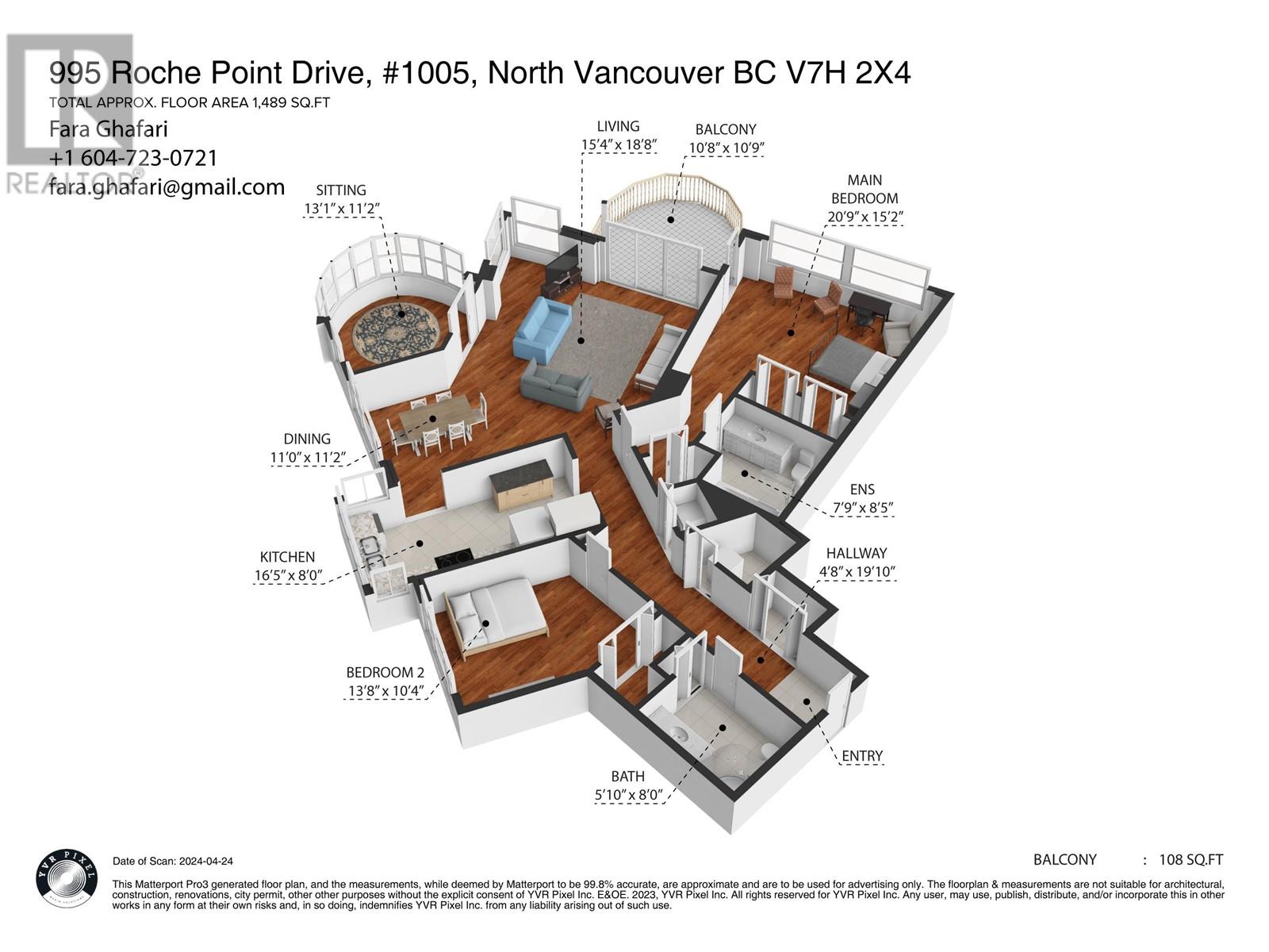 1005 995 Roche Point Drive, North Vancouver, British Columbia  V7H 2X4 - Photo 33 - R2875773