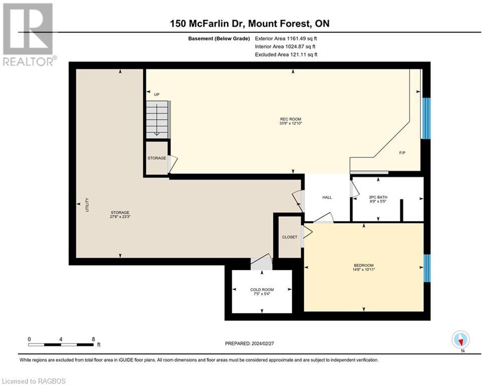 150 MCFARLIN Drive, Mount Forest, 3 Bedrooms Bedrooms, ,3 BathroomsBathrooms,Single Family,For Sale,MCFARLIN,40546314
