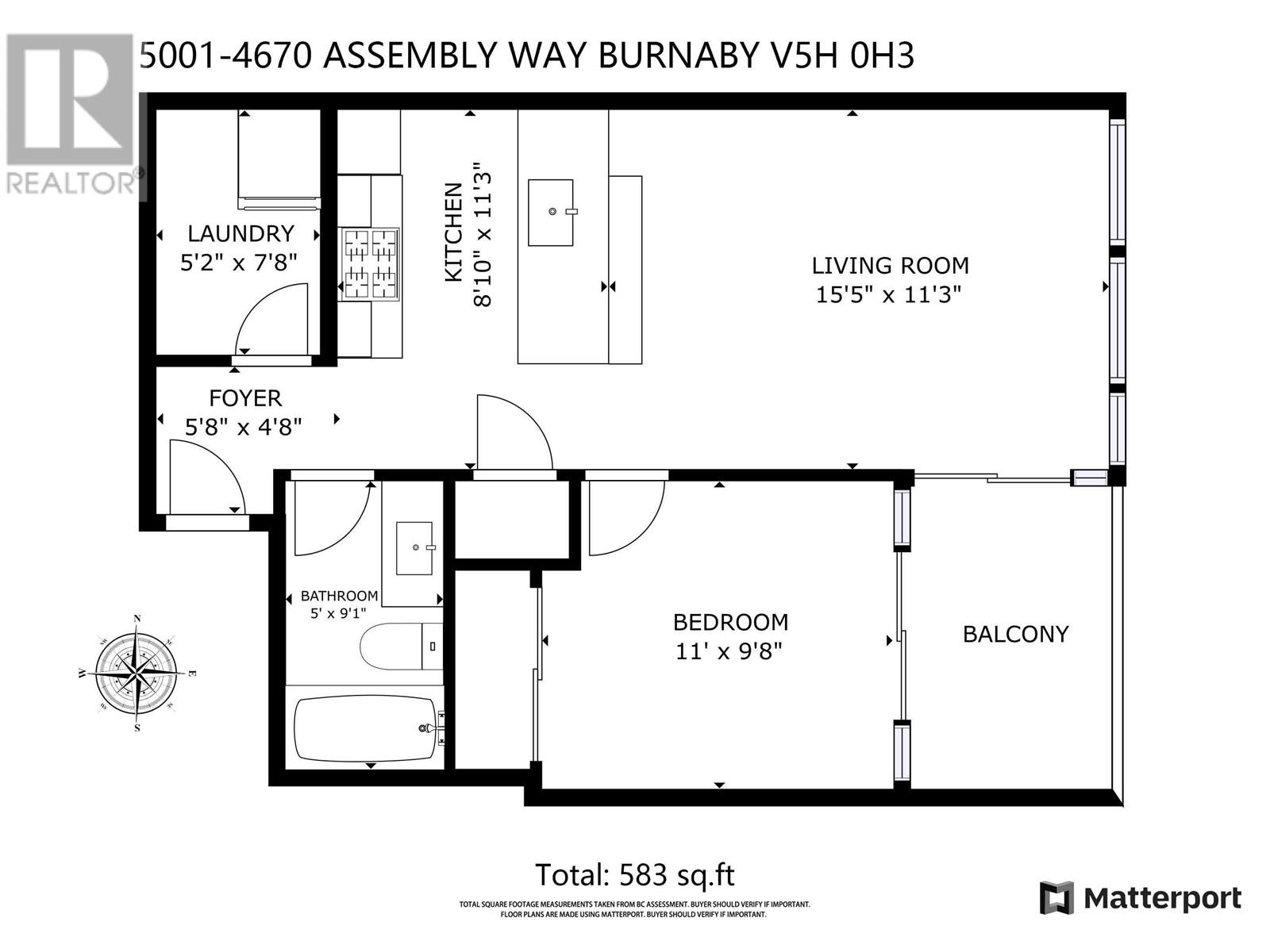 5001 4670 Assembly Way, Burnaby, British Columbia  V5H 0H3 - Photo 23 - R2876706