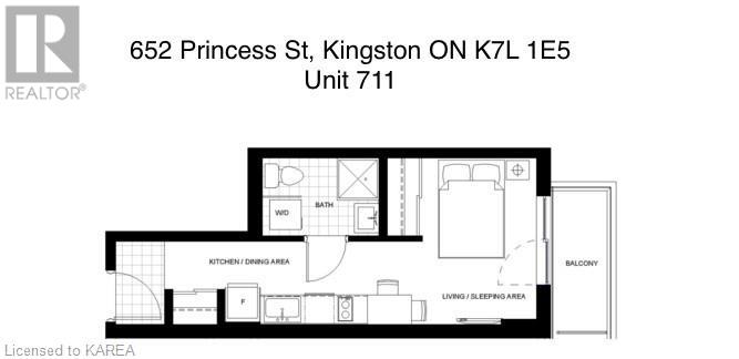 652 PRINCESS ST Unit# 711 Kingston