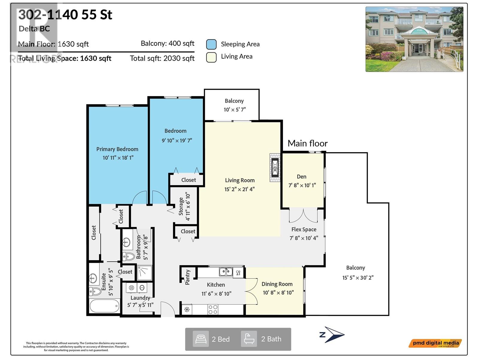 302 1140 55 Street, Delta, British Columbia  V4M 3J8 - Photo 2 - R2877510