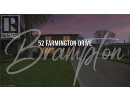 52 FARMINGTON Drive Brampton East