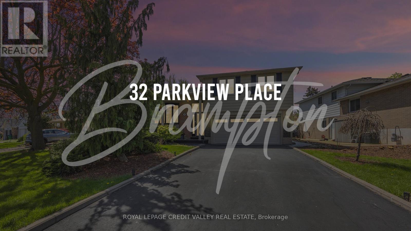 32 Parkview Place, Brampton, Ontario  L6W 2G3 - Photo 1 - W8317166