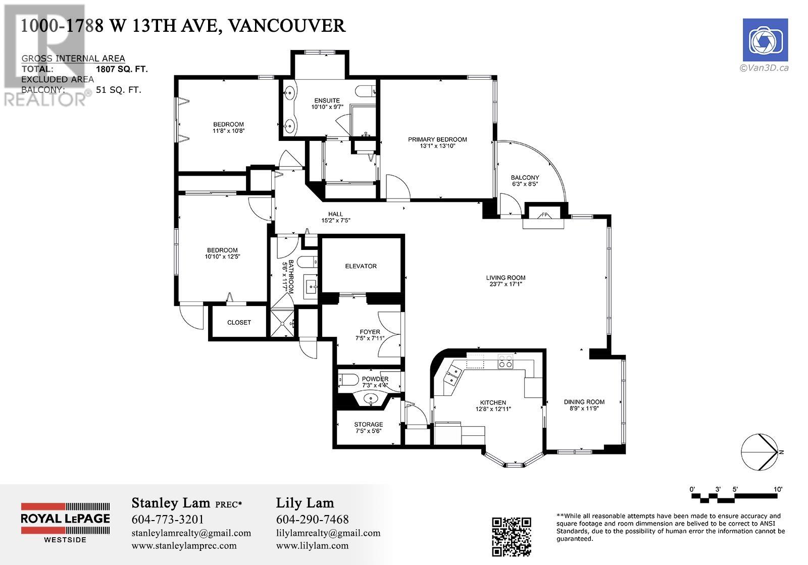 1000 1788 W 13th Avenue, Vancouver, British Columbia  V6J 2H1 - Photo 28 - R2881328