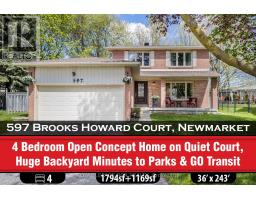 597 Brooks Howard Court, Newmarket, Ca