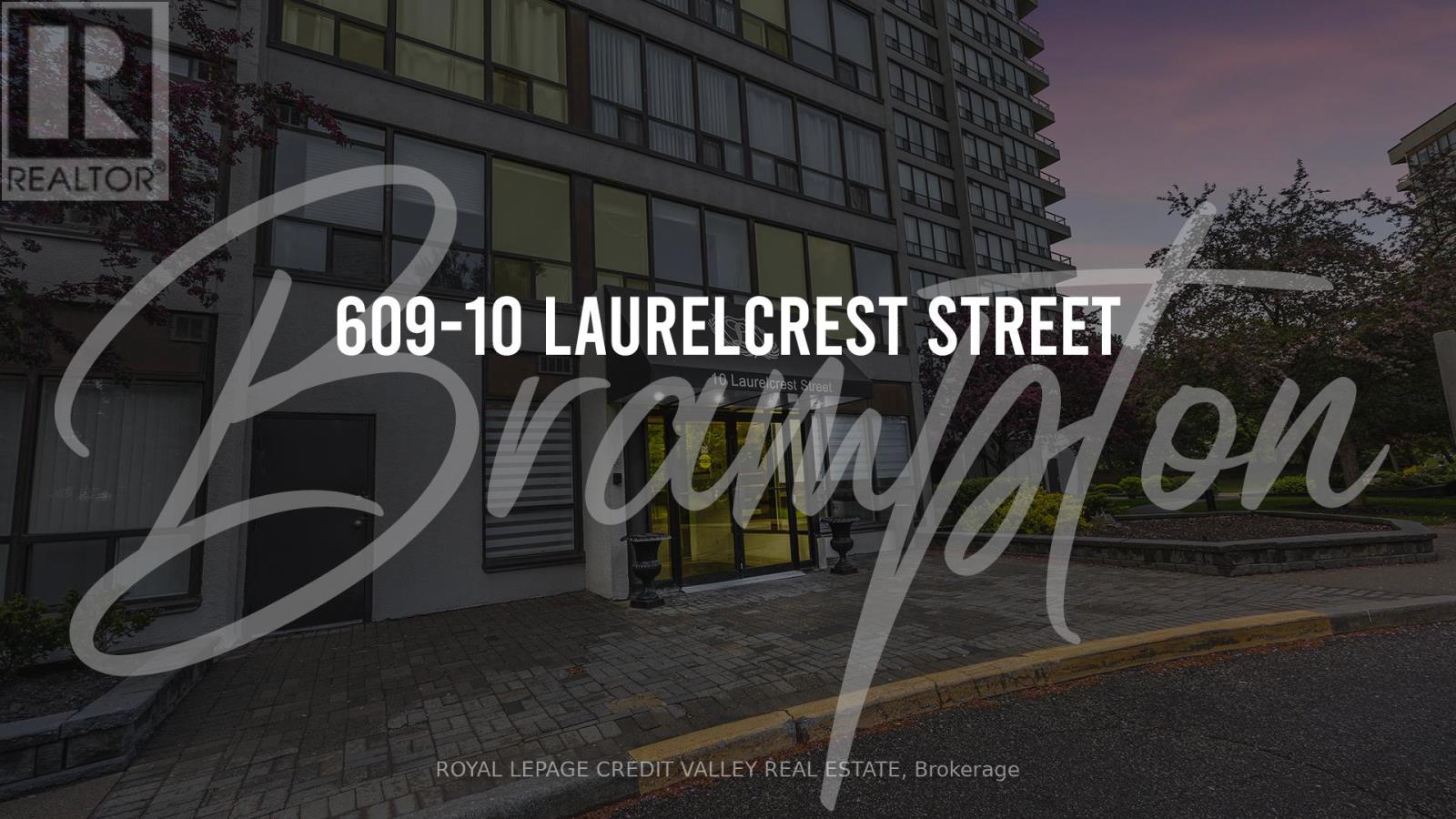 609 - 10 LAURELCREST STREET, brampton, Ontario