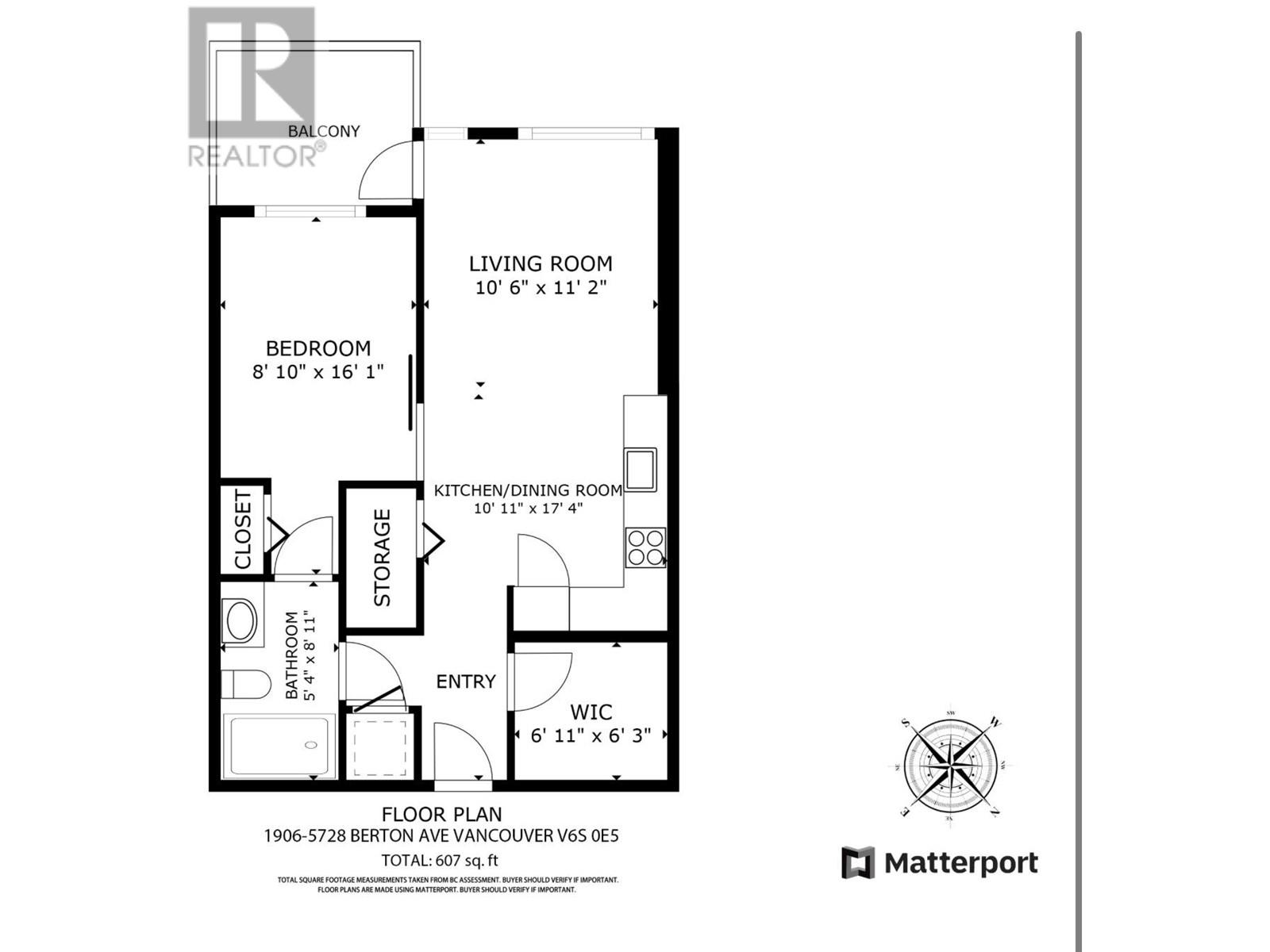 1906 5728 Berton Avenue, Vancouver, British Columbia  V6S 0E5 - Photo 14 - R2883171