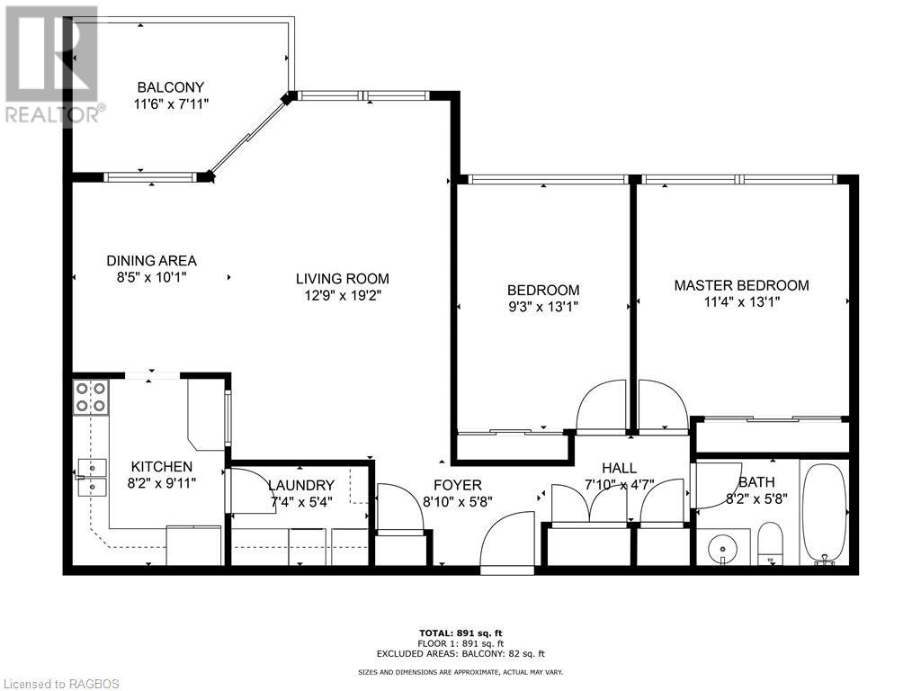 860 9th Street E Unit# 203, Owen Sound, Ontario  N4K 1R2 - Photo 2 - 40599514