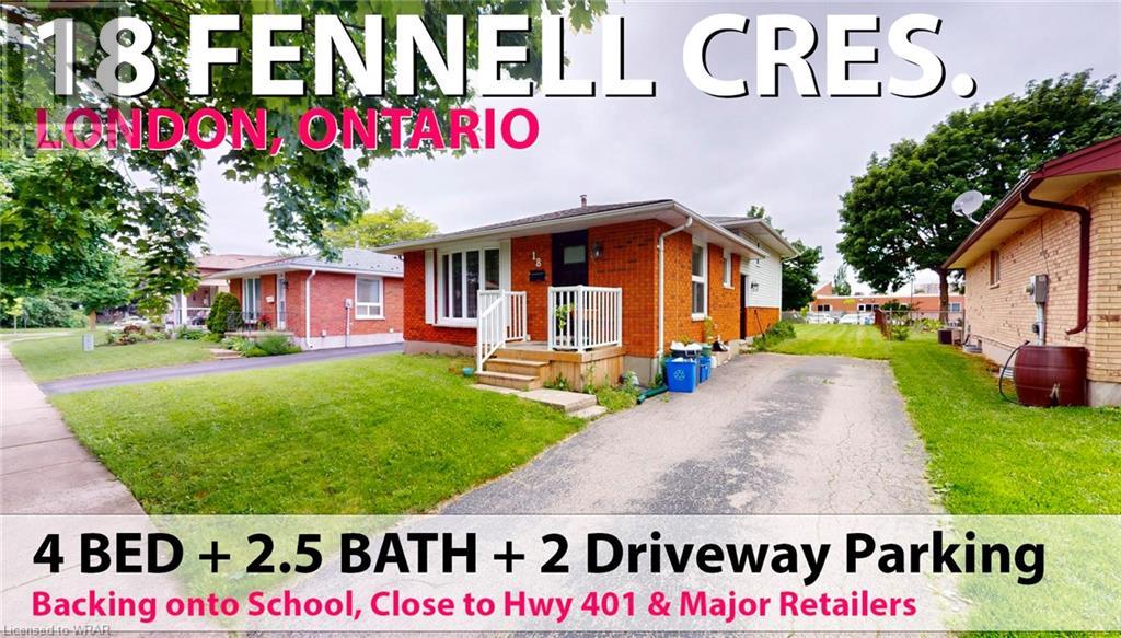 18 FENNELL Crescent, london, Ontario