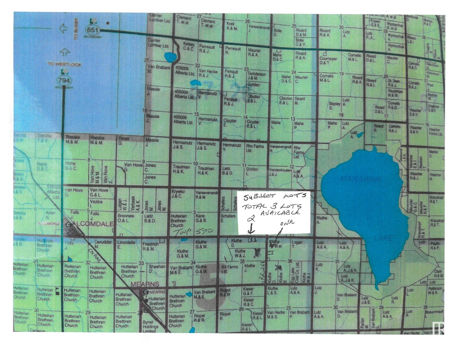 R.R. 261 TWP 570, rural sturgeon county, Alberta