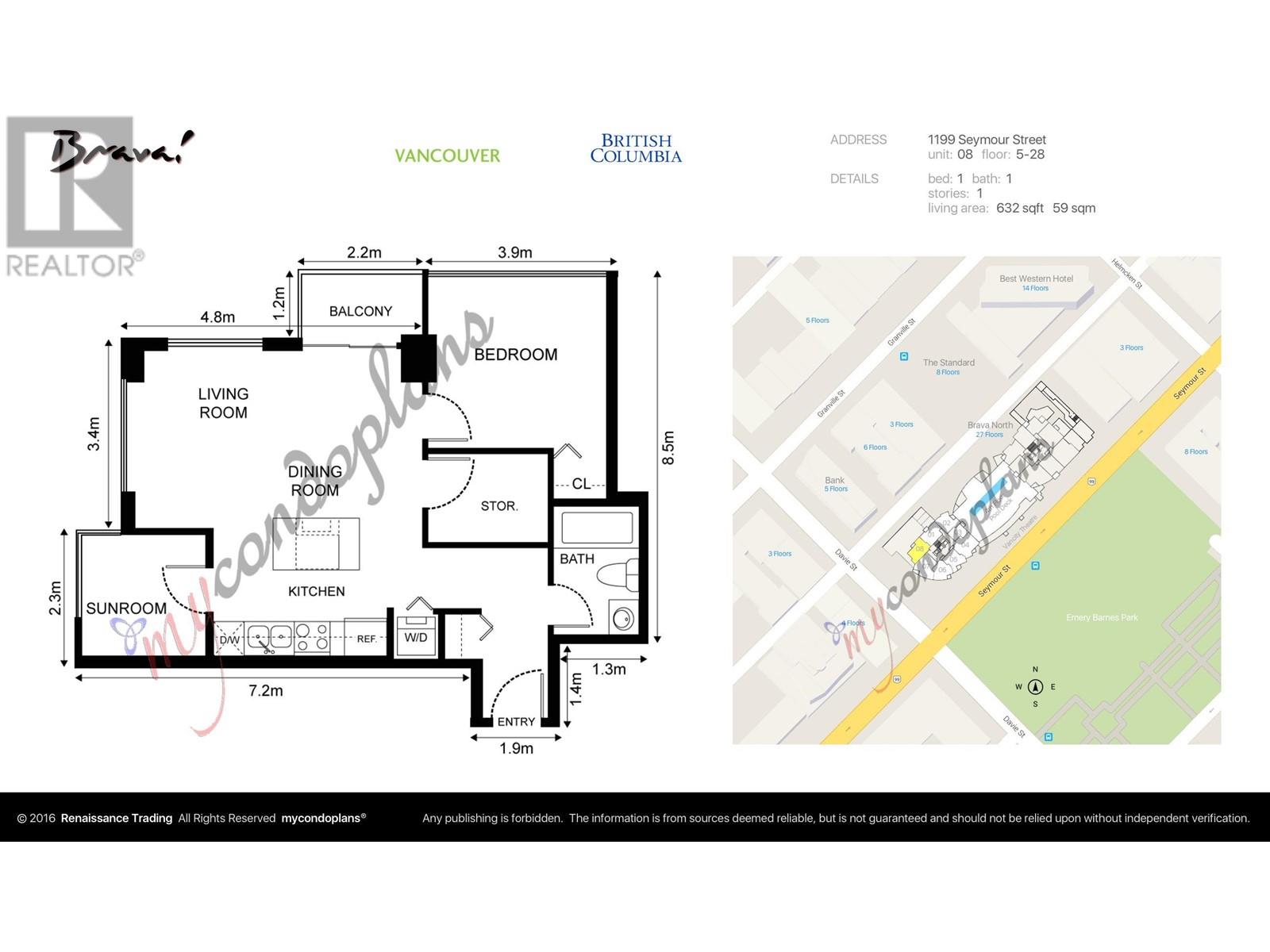 Listing Picture 26 of 26 : 608 1199 SEYMOUR STREET, Vancouver / 溫哥華 - 魯藝地產 Yvonne Lu Group - MLS Medallion Club Member