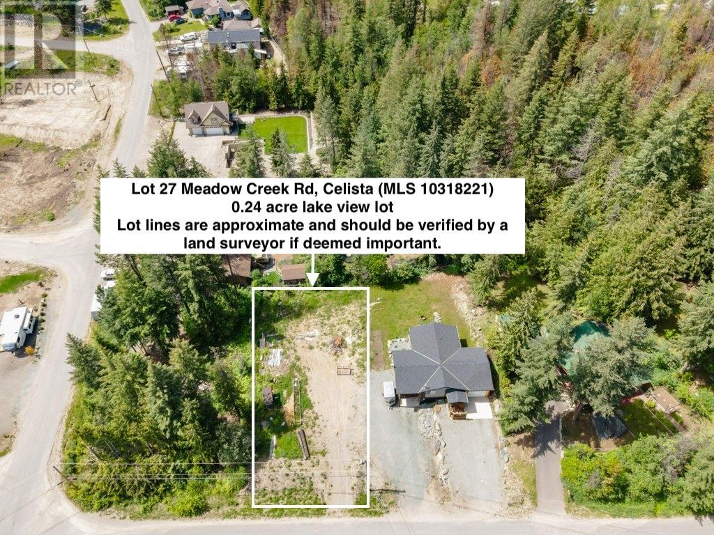 Lot 27 Meadow Creek Road, celista, British Columbia