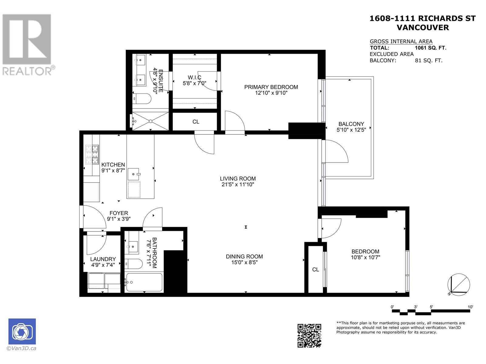 1608 1111 Richards Street, Vancouver, British Columbia  V6B 0S3 - Photo 25 - R2901477