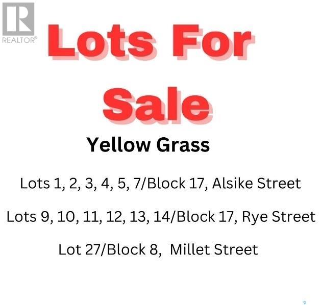 Lot 13 Rye Street, Yellow Grass, Saskatchewan  S0G 5J0 - Photo 3 - SK976331