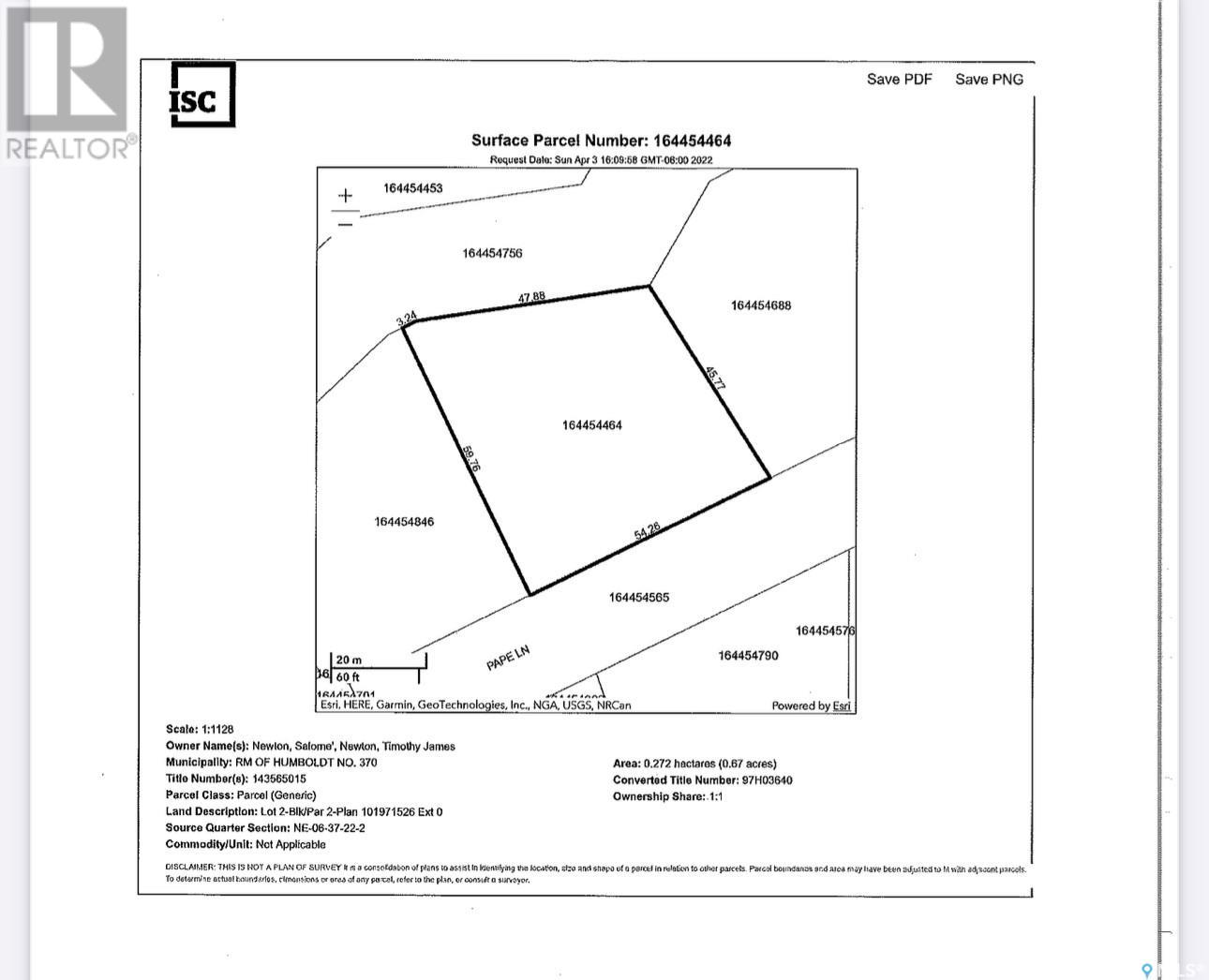 Lot 2 Pape Lane, Humboldt Lake, Saskatchewan  S0K 2A0 - Photo 5 - SK965489