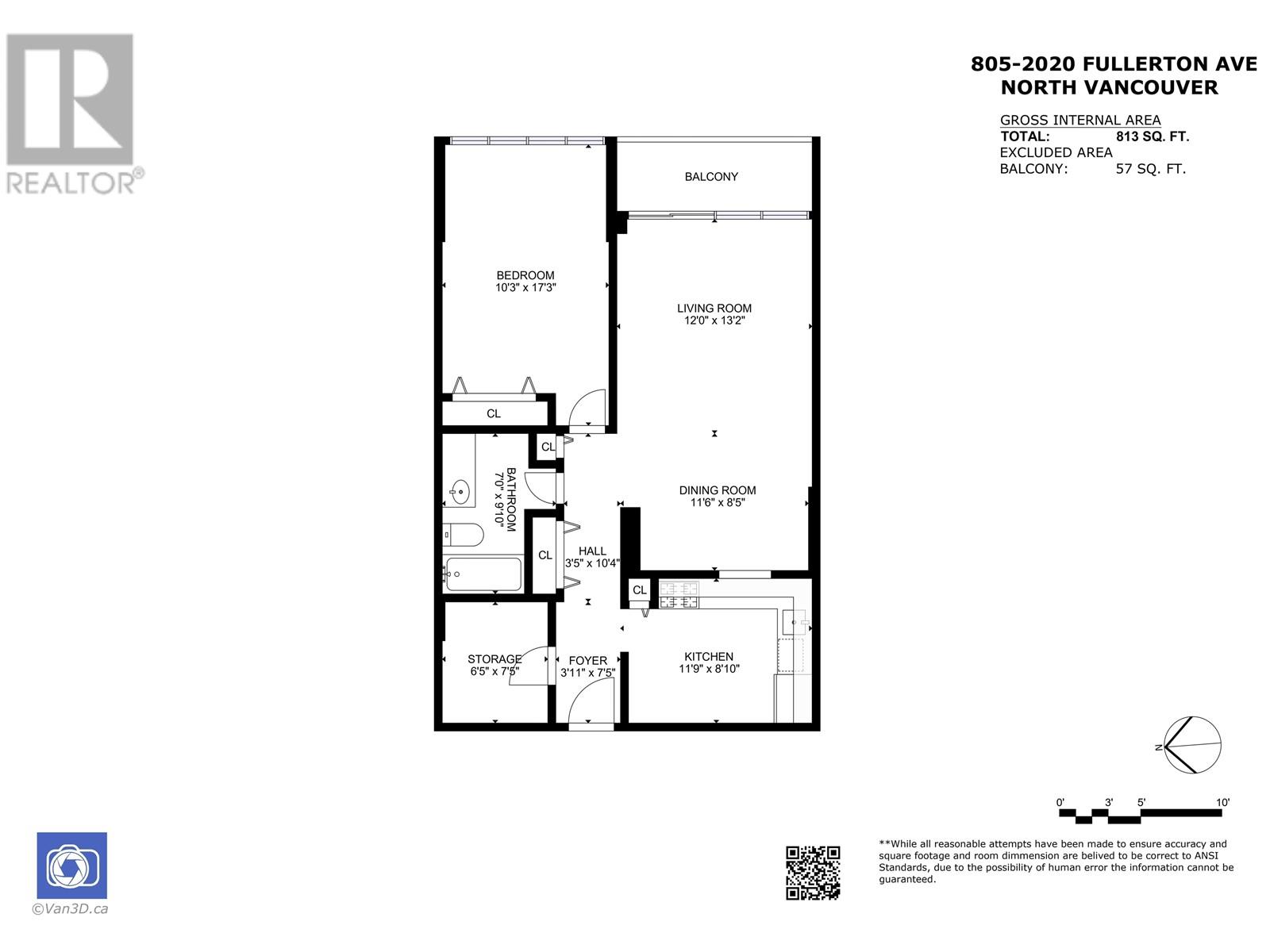 805 2020 Fullerton Avenue, North Vancouver, British Columbia  V7P 3G3 - Photo 9 - R2911237