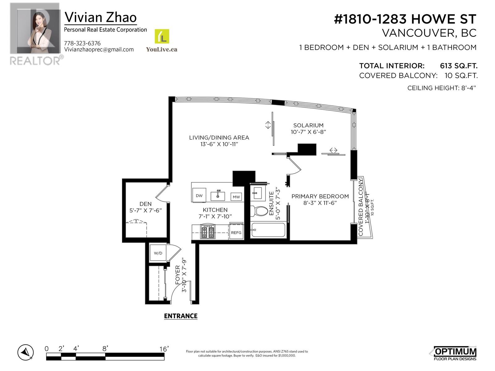 Listing Picture 20 of 20 : 1810 1283 HOWE STREET, Vancouver / 溫哥華 - 魯藝地產 Yvonne Lu Group - MLS Medallion Club Member