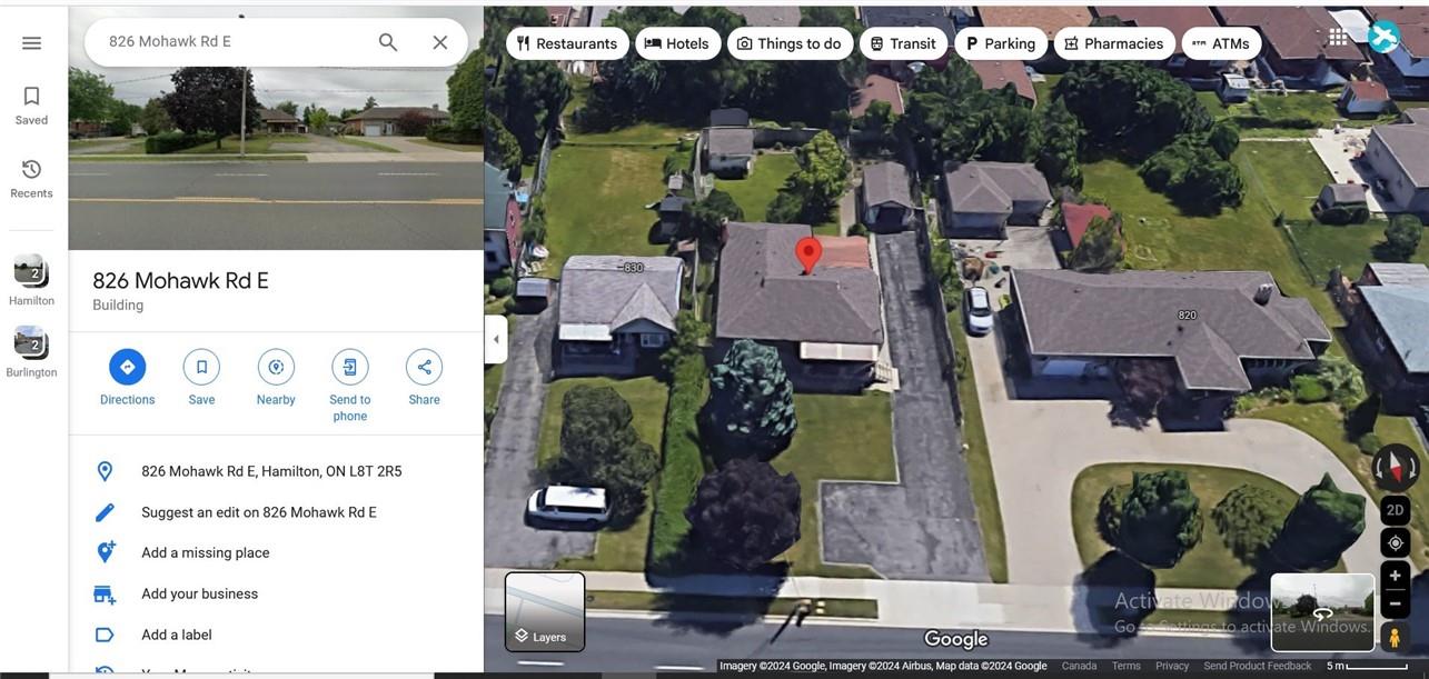 Image of property at 826 MOHAWK Road E