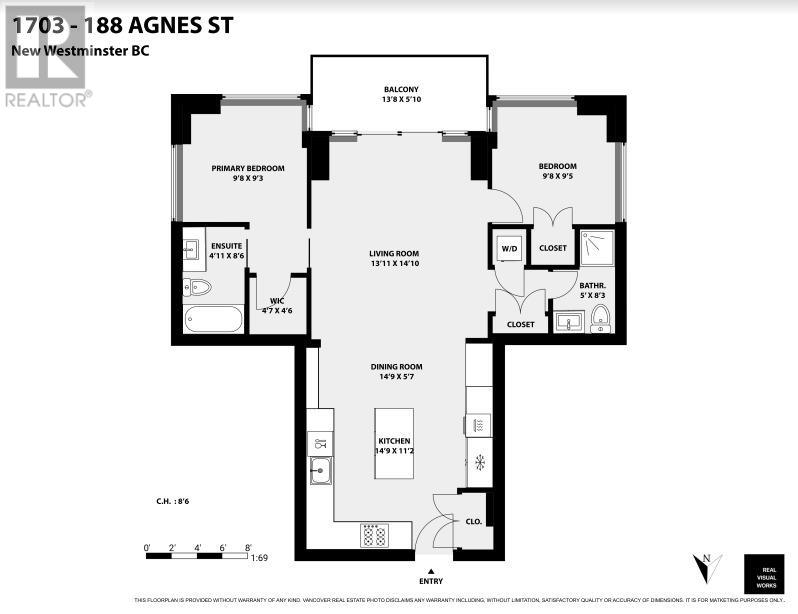 1703 188 Agnes Street, New Westminster, British Columbia  V3L 0H6 - Photo 19 - R2911637