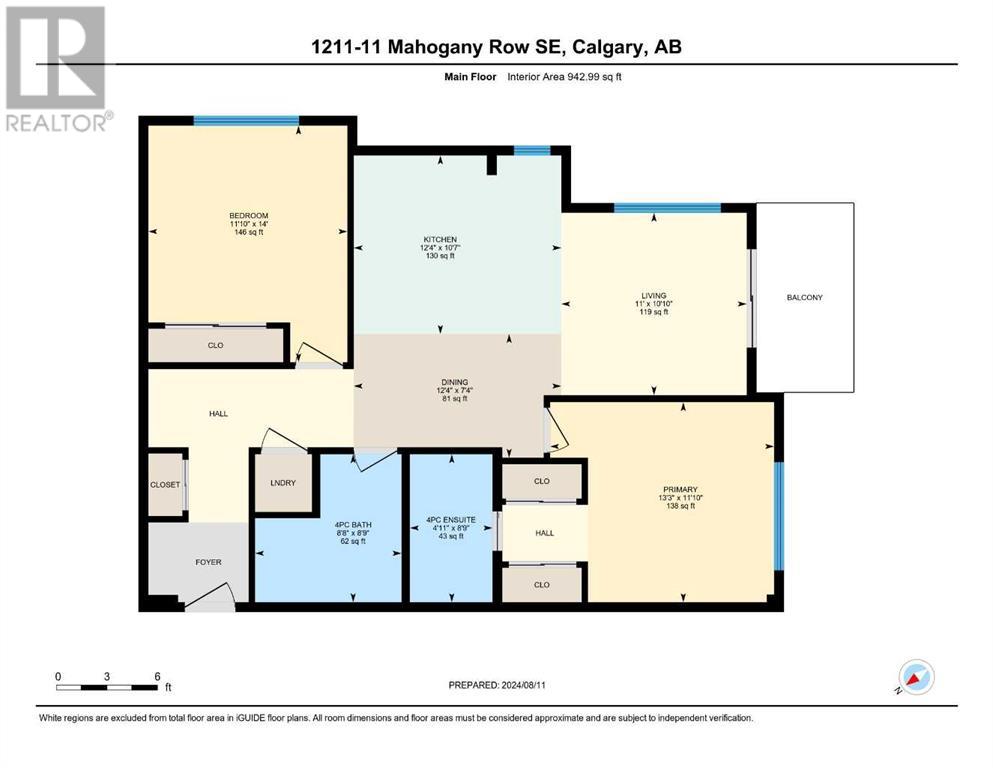 1211, 11 Mahogany Row Se, Calgary, Alberta  T3M 2L6 - Photo 7 - A2156721