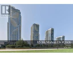 2606 - 85 MCMAHON DRIVE, toronto (bayview village), Ontario