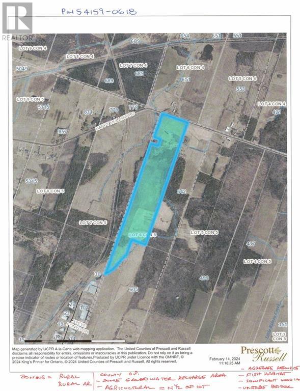 . HAPPY HOLLOW ROAD, Vankleek Hill, Ontario One Percent Realty Ltd