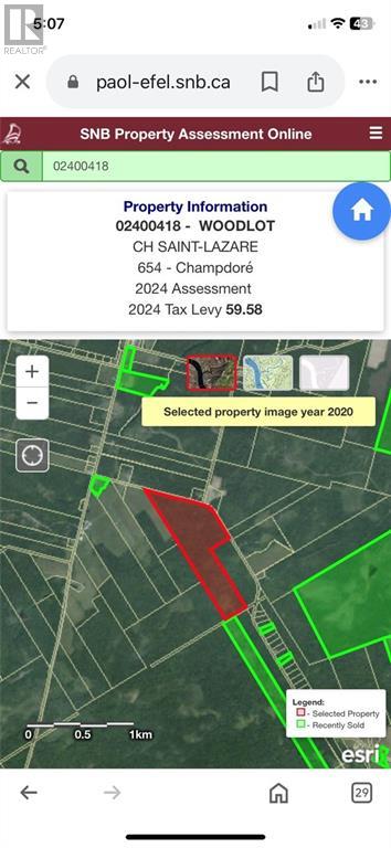 Lot Ch Des Dallaire Road, Saint-Norbert, New Brunswick