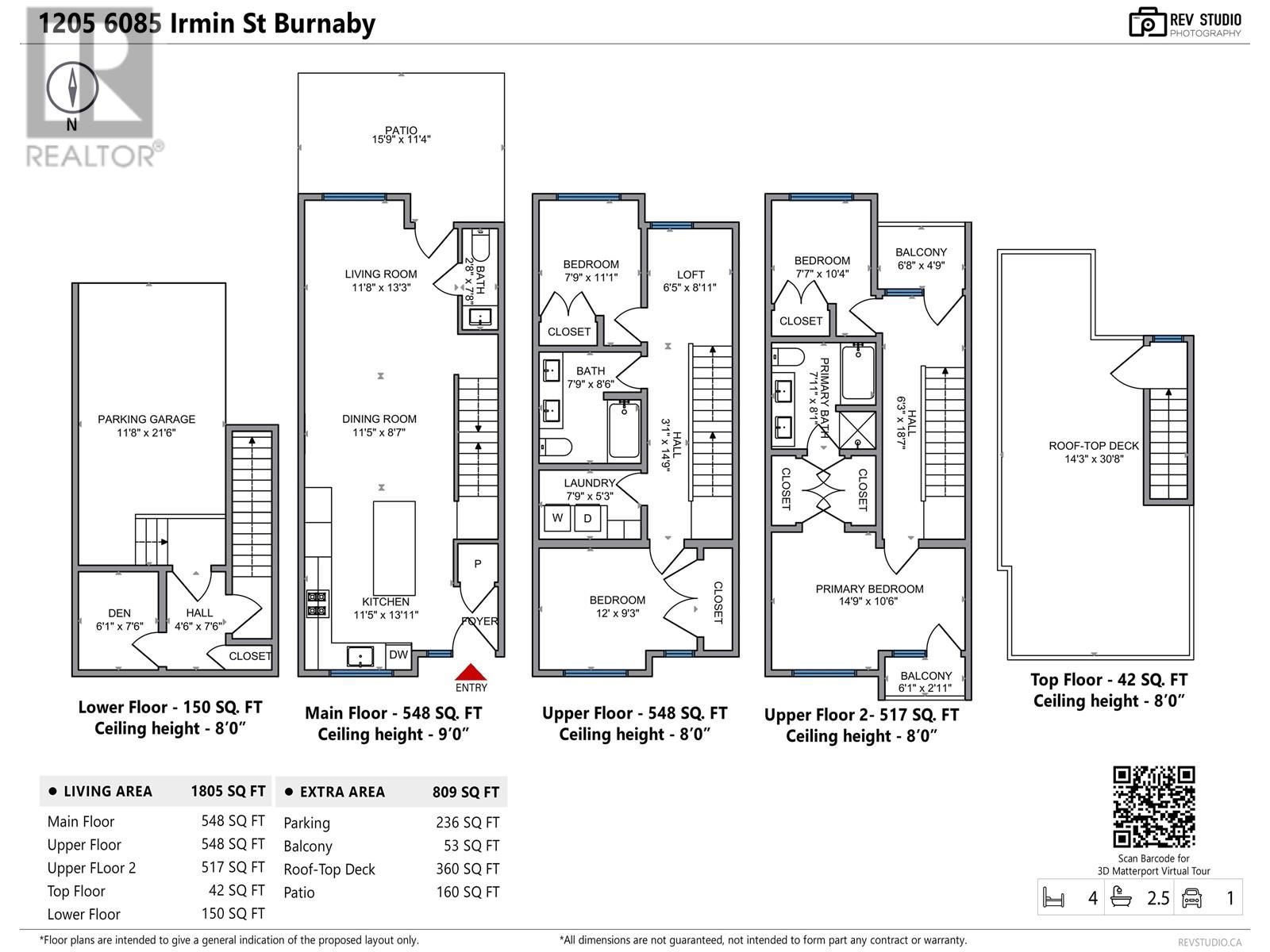 1205 6085 Irmin Street, Burnaby, British Columbia  V5J 0J7 - Photo 35 - R2920057