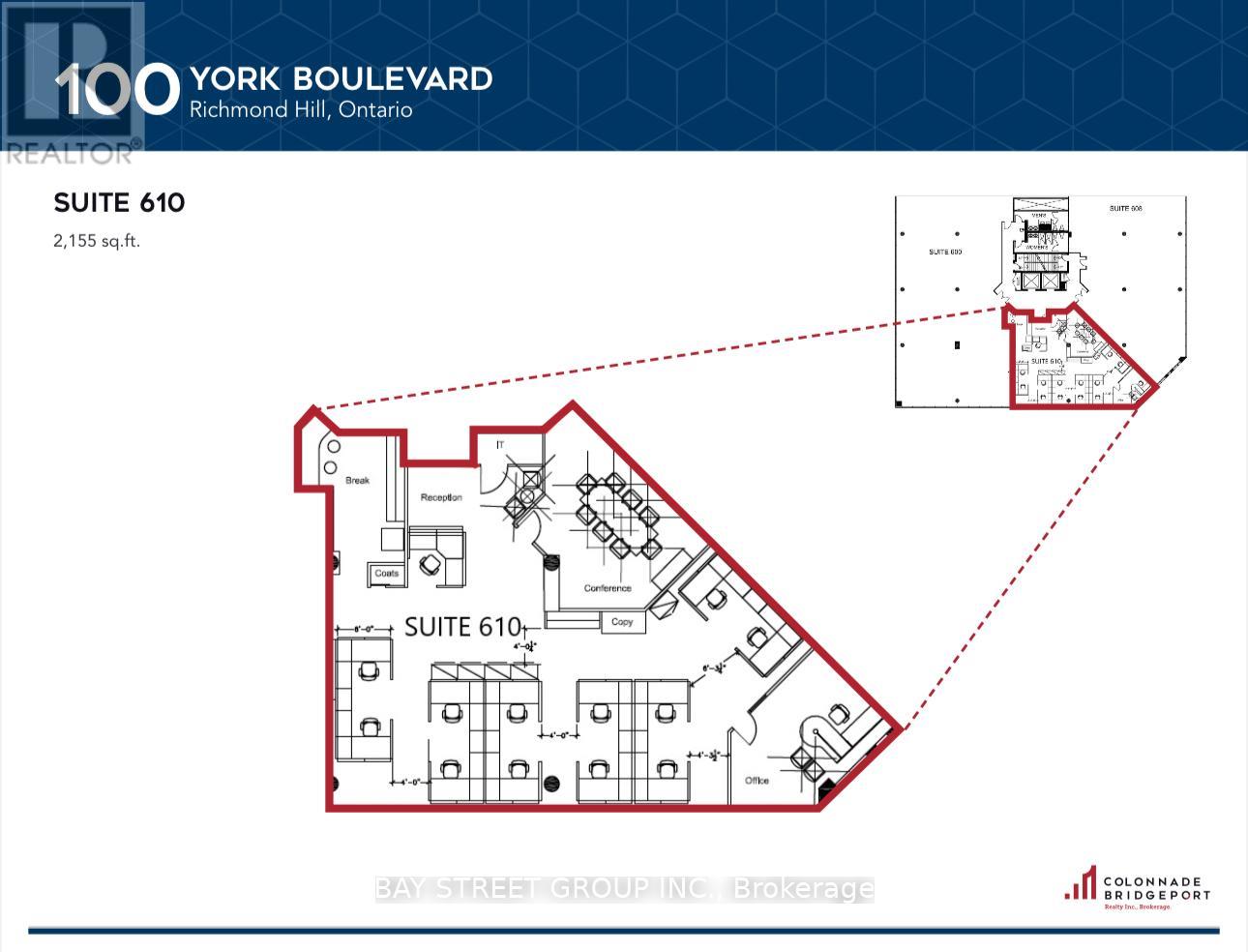 610 - 100 YORK BOULEVARD, Richmond Hill, Ontario