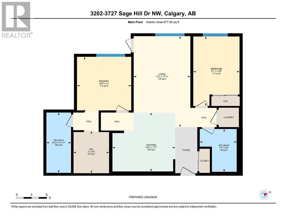 3202, 3727 Sagehill Drive Nw, Calgary, Alberta  T3R 1J1 - Photo 14 - A2161207