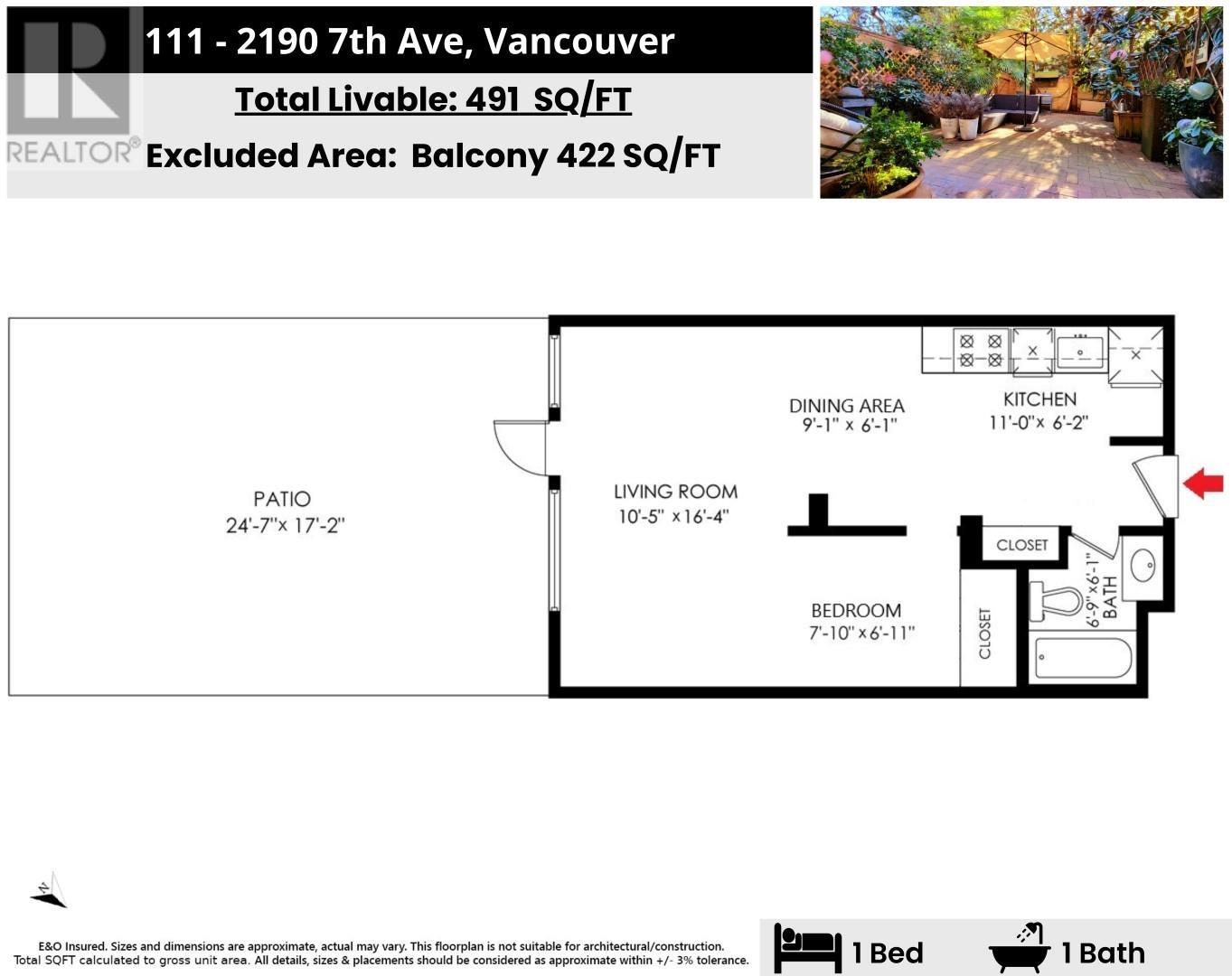 111 2190 W 7th Avenue, Vancouver, British Columbia  V6K 4K7 - Photo 35 - R2923471