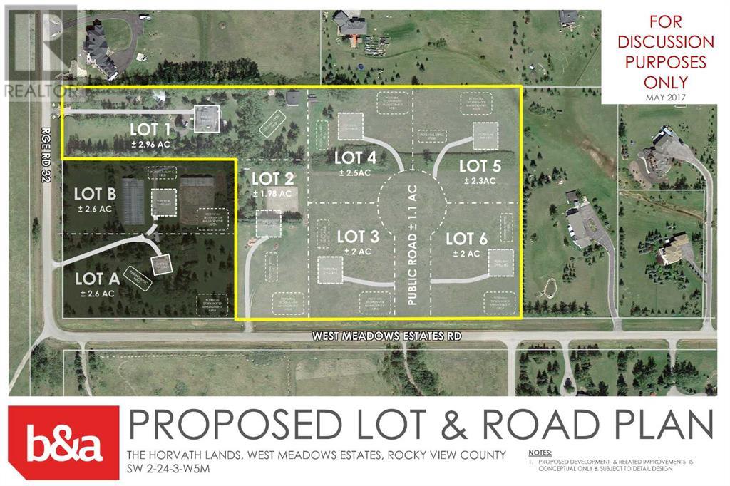West Meadows Estate Road, Rural Rocky View County, Alberta  T3Z 1M5 - Photo 1 - A2166485