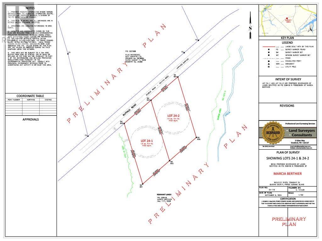 Lot 24-1 & 24-2 Buffalo Road, wheatley river, Prince Edward Island