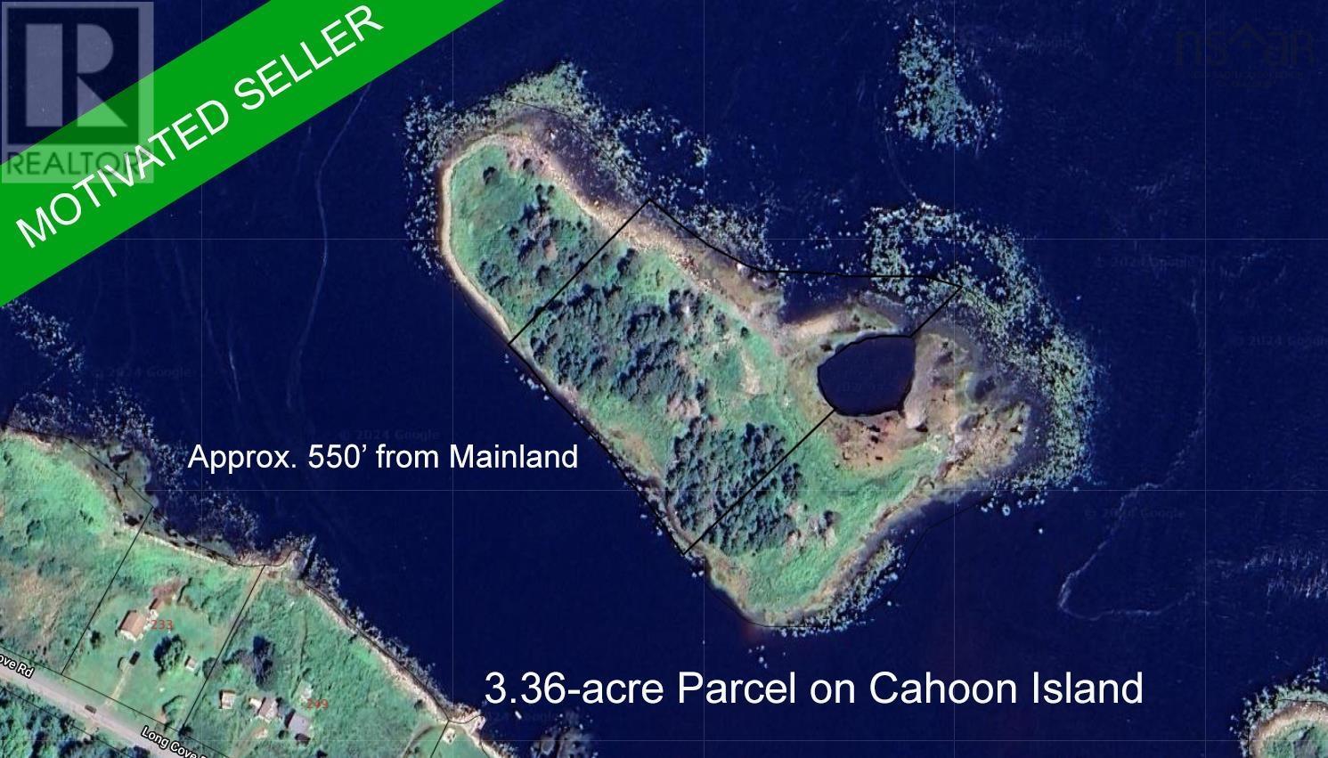 Lot Cohoon's Island, port medway, Nova Scotia