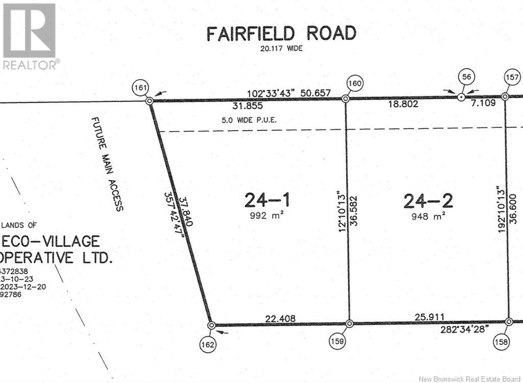 Lot 24-1 Fairfield Road, sackville, New Brunswick