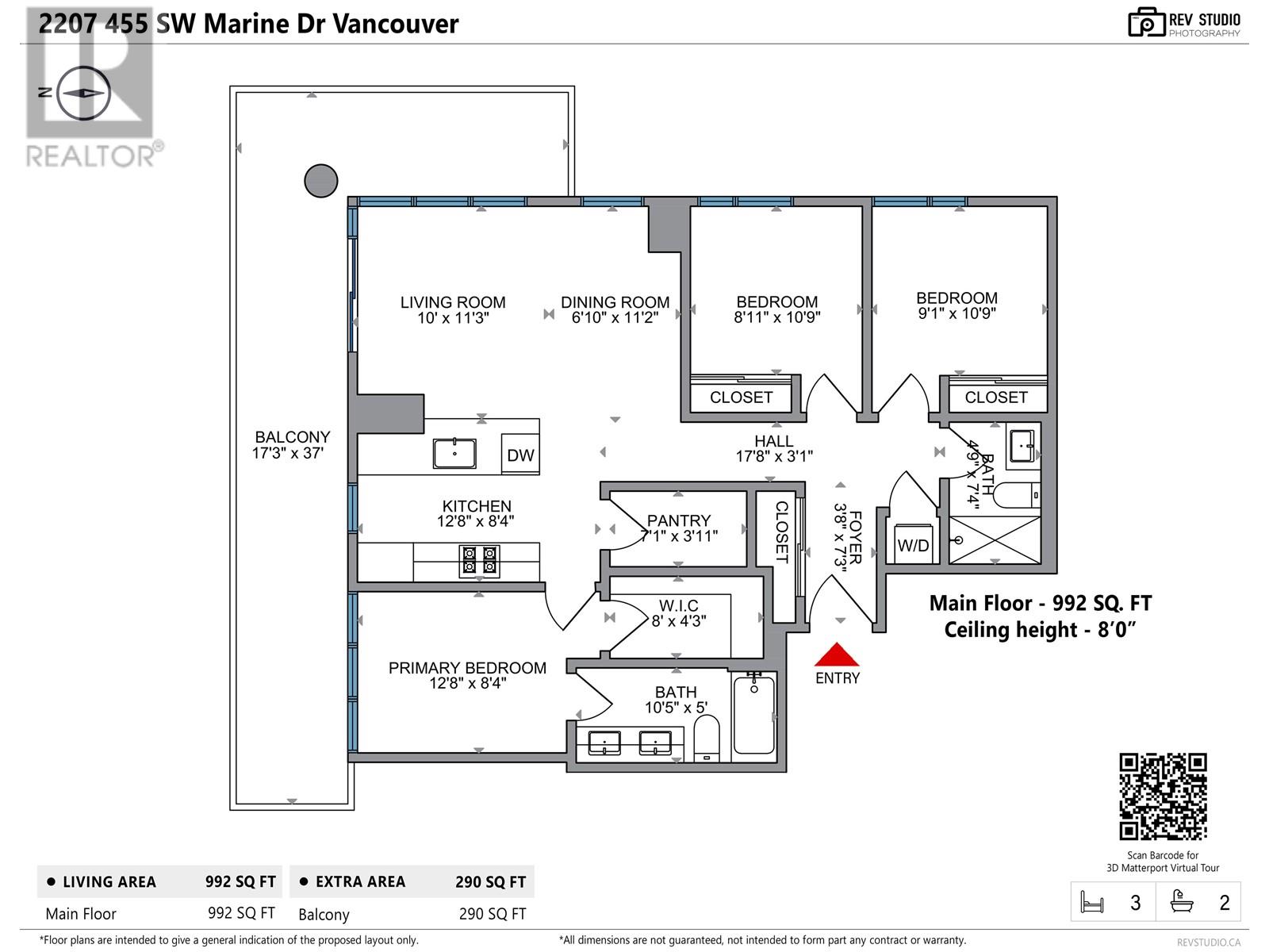 2207 455 Sw Marine Drive, Vancouver, British Columbia  V5X 0H3 - Photo 33 - R2929203