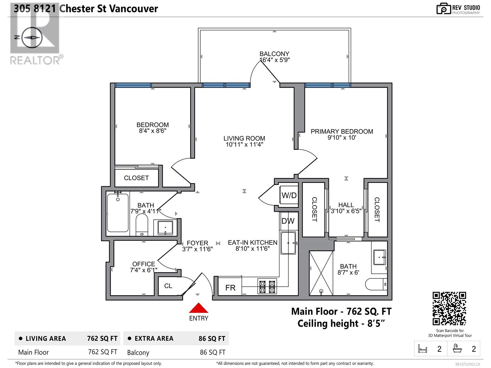 305 8121 Chester Street, Vancouver, British Columbia  V5X 0J9 - Photo 2 - R2928696